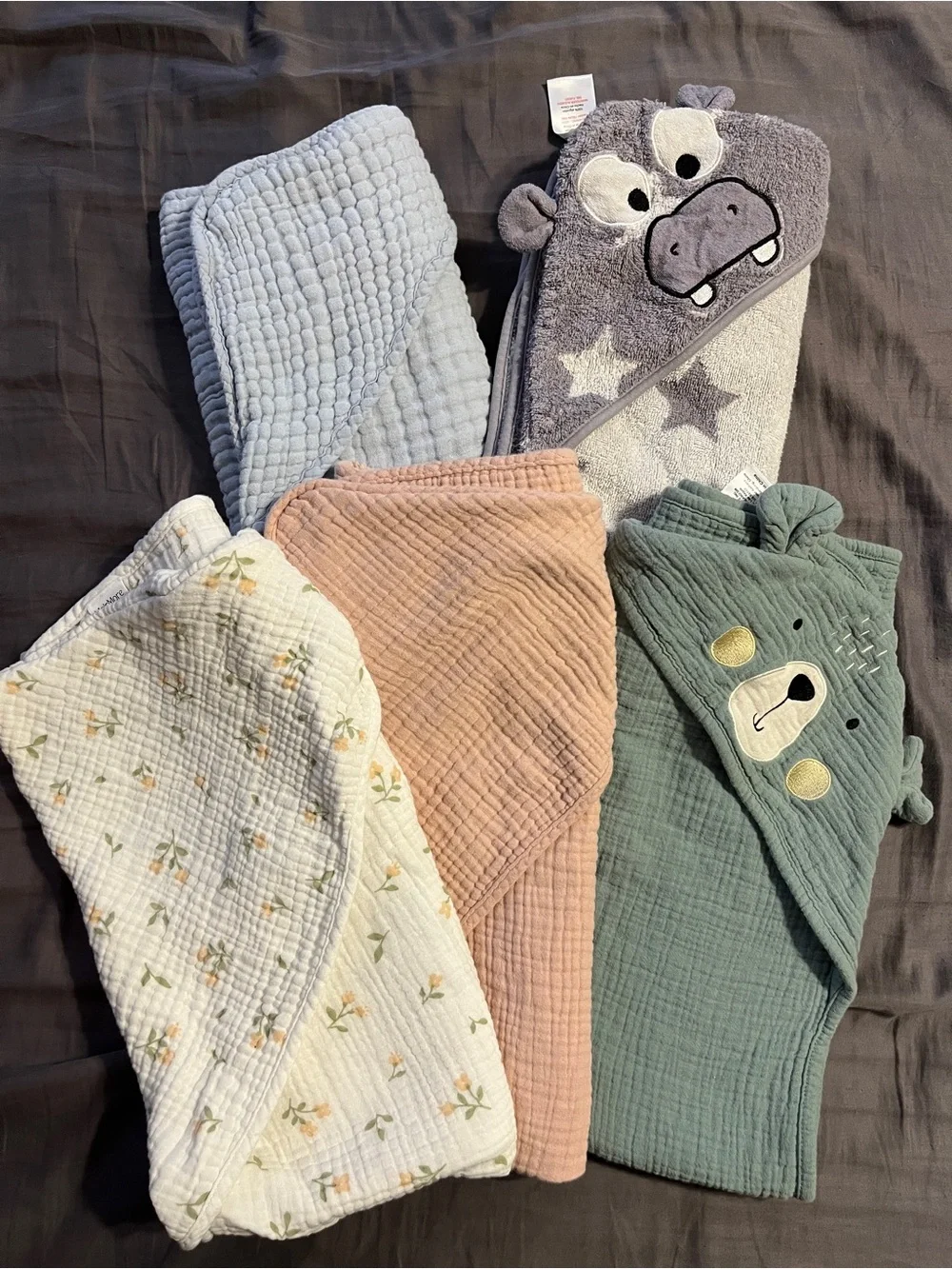 Hooded Baby Bath Towels